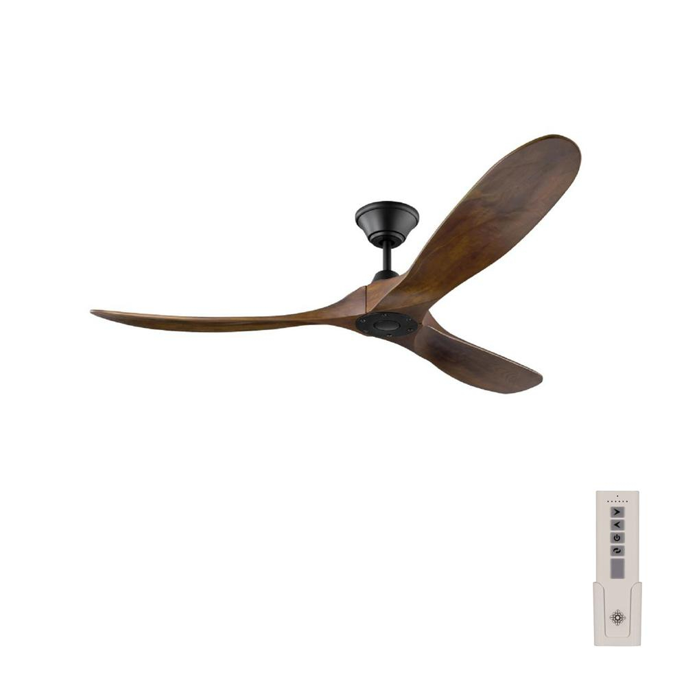 Monte Carlo Maverick 60 In Indooroutdoor Matte Black Ceiling Fan for dimensions 1000 X 1000