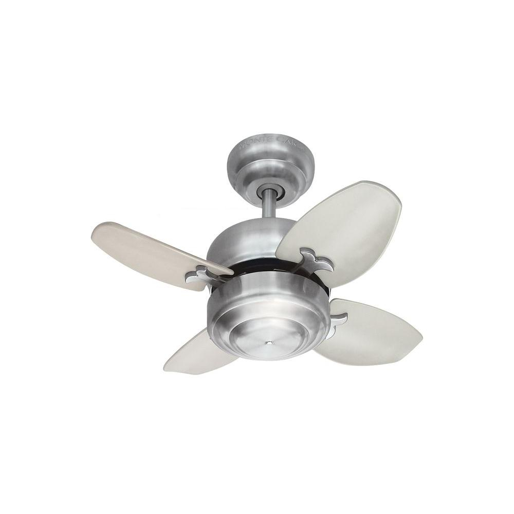 Monte Carlo Mini 20 20 In Brushed Steel Ceiling Fan 4mc20bs The for measurements 1000 X 1000