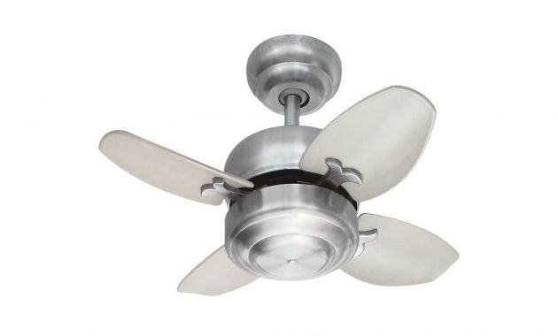 Monte Carlo Mini 20 20 In Brushed Steel Ceiling Fan 4mc20bs The within sizing 1000 X 1000