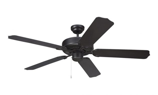 Monte Carlo Weatherford 52 In Matte Black Ceiling Fan With Abs regarding proportions 1000 X 1000