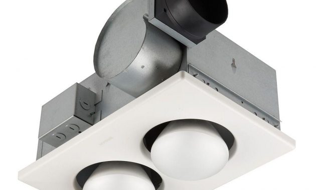 Nutone 70 Cfm Ceiling Bathroom Exhaust Fan With 250 Watt 2 Bulb throughout measurements 1000 X 1000