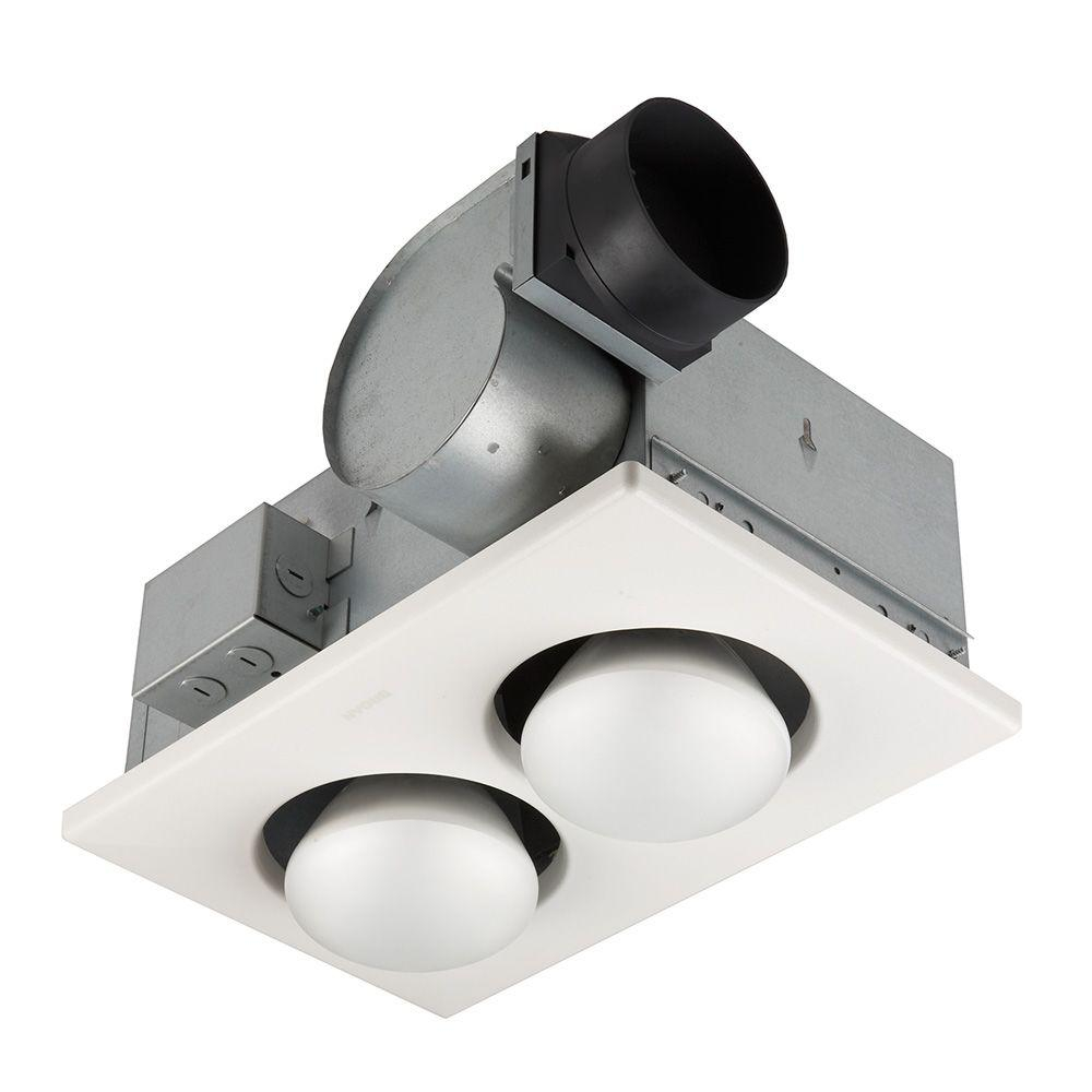 Nutone 70 Cfm Ceiling Bathroom Exhaust Fan With 250 Watt 2 Bulb throughout measurements 1000 X 1000