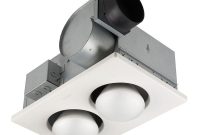 Nutone 70 Cfm Ceiling Bathroom Exhaust Fan With 250 Watt 2 Bulb with regard to size 1000 X 1000