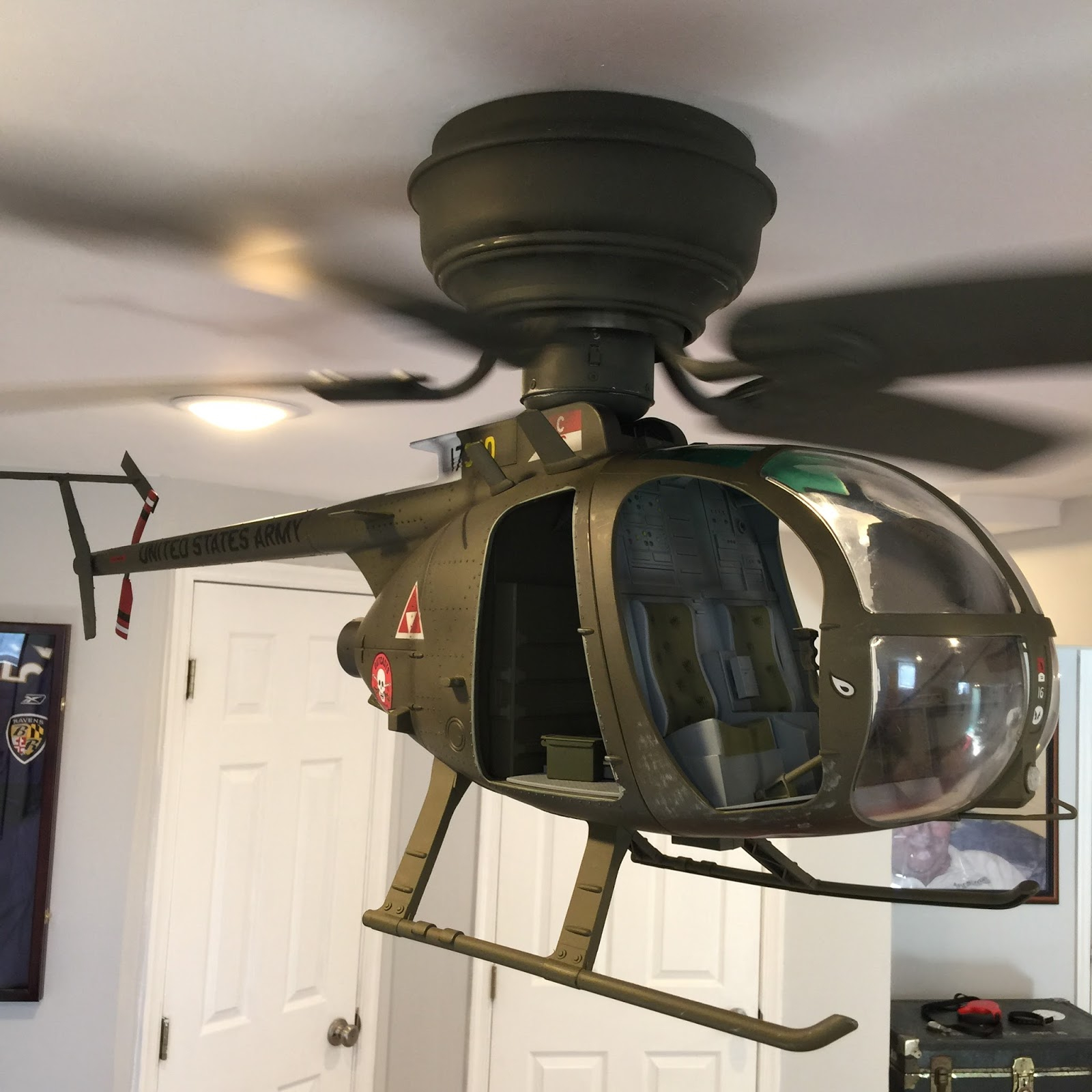 Oh 6 Helicopter Ceiling Fan Inspire The Uninspired Joeburlas inside sizing 1600 X 1600