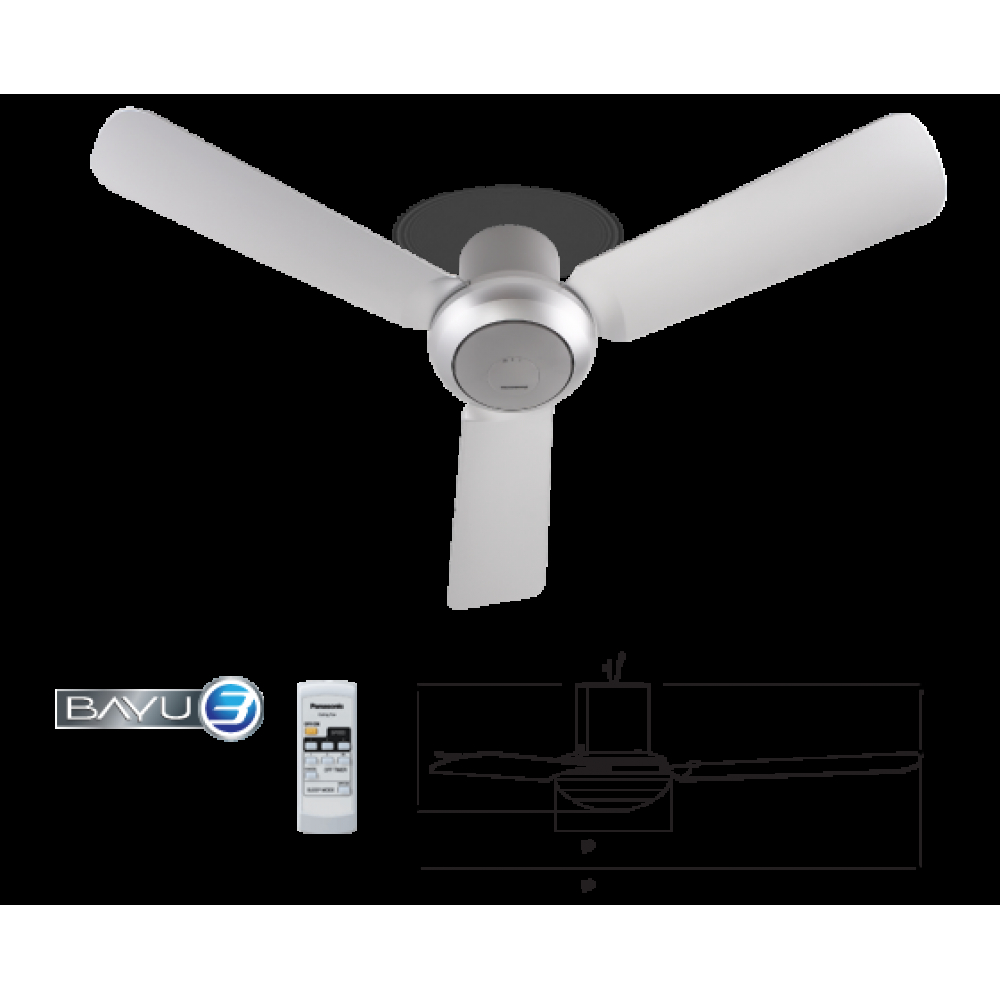 Panasonic Ceiling Fan 48 Fm12d2vbhh Banhuat for size 1000 X 1000