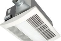 Panasonic Whisperwarm 110 Cfm Ceiling Exhaust Bath Fan With Light with regard to measurements 1000 X 1000