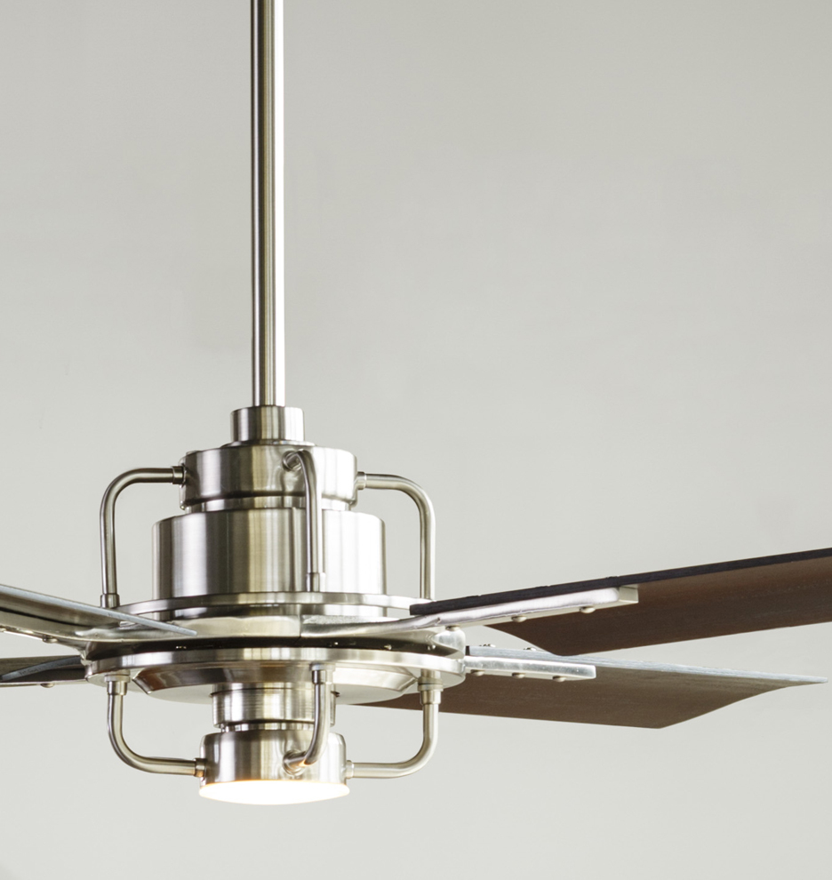 Peregrine Industrial Led Ceiling Fan Rejuvenation pertaining to proportions 936 X 990