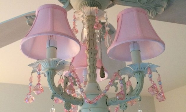 Pink Chandelier Ceiling Fan And Light Kit Fandelier Perfect For in measurements 2448 X 3264