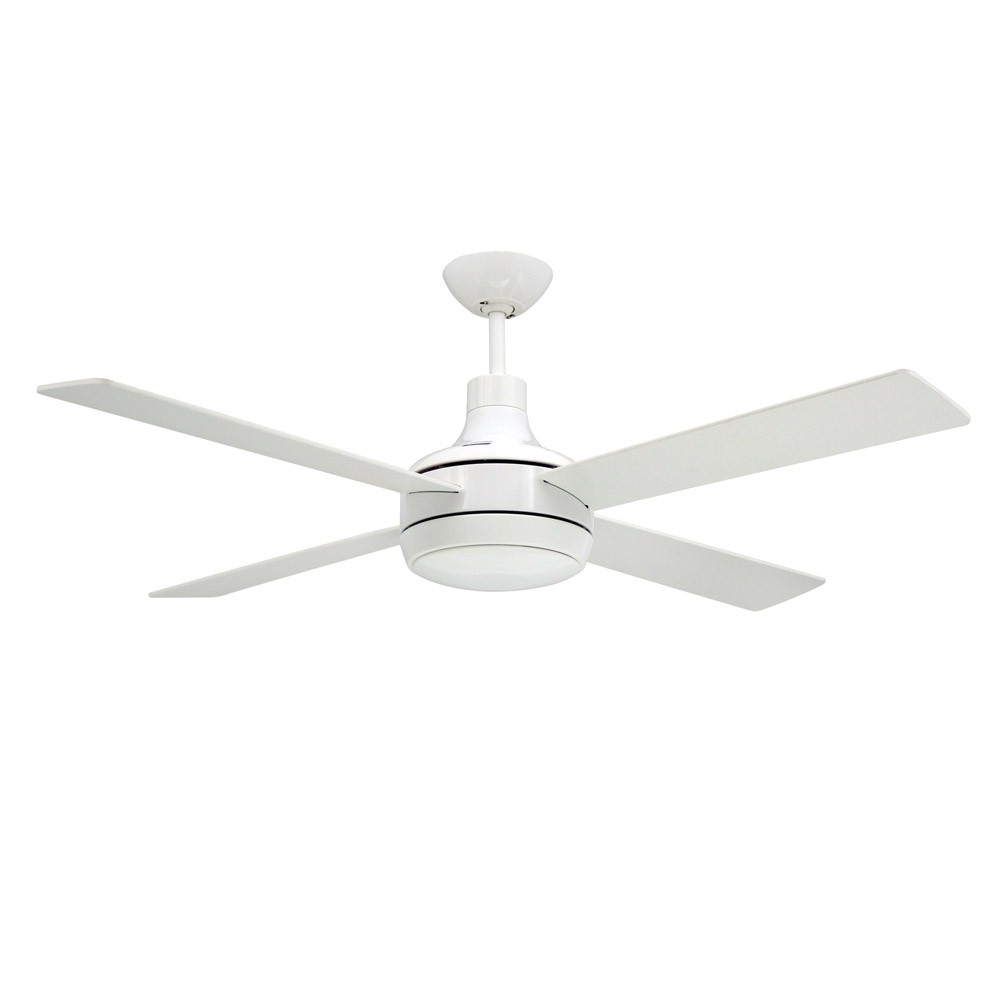 Quantum Ceiling Troposair Fans Pure White Finish With Optional within proportions 1000 X 1000