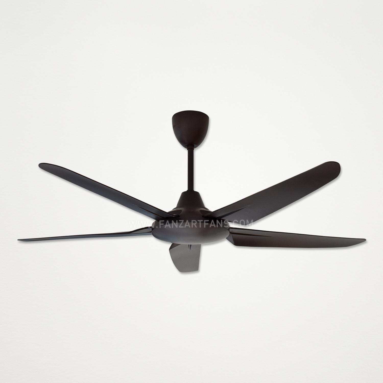 Race Brown Modern High Tech Ceiling Fan throughout dimensions 1500 X 1500