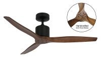 Relite Column 52 Dc Motor Ceiling Fan Walnut Livingshack in proportions 1000 X 1000