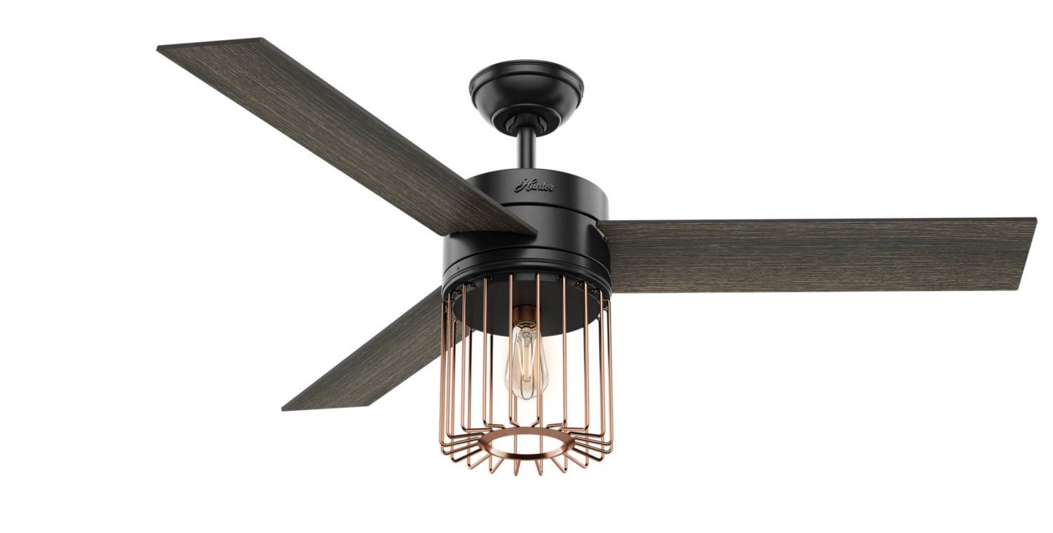 Ronan Ceiling Fan With Light Hunter Fan 59239 regarding sizing 1500 X 760