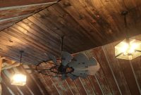 Rustic Barn Tin Ceiling With Windmill Ceiling Fan Hootens Home throughout proportions 2448 X 2414