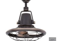 Rustic Bronze 18 In Caged Oscillating Ceiling Fan Indoor Outdoor W with measurements 1000 X 1000