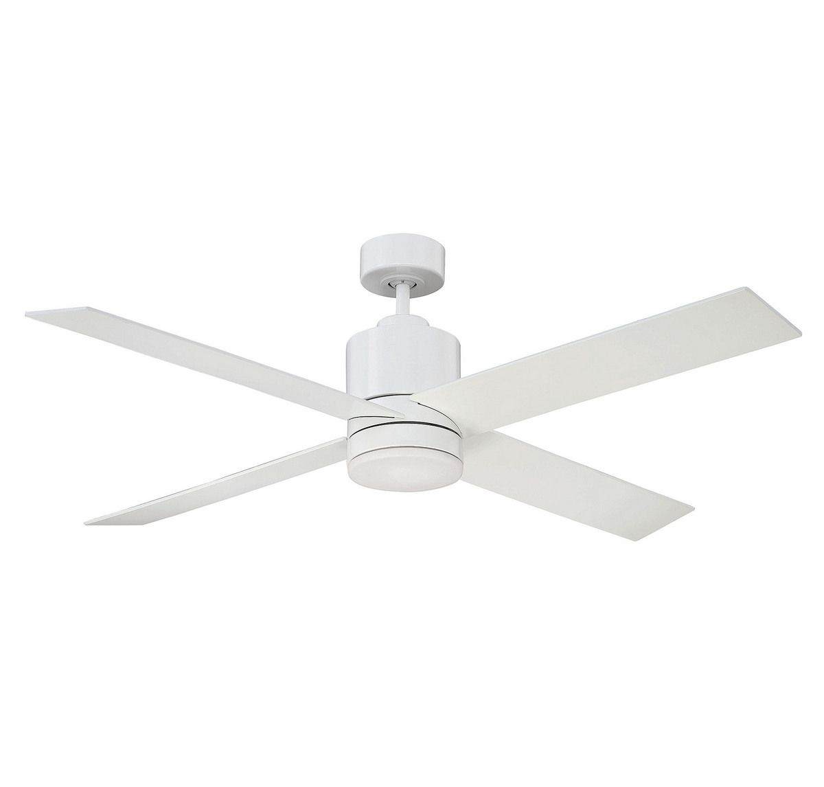 Savoy House Dayton 52 4 Blade Ceiling Fan In White Indoor Ceiling throughout proportions 1200 X 1146
