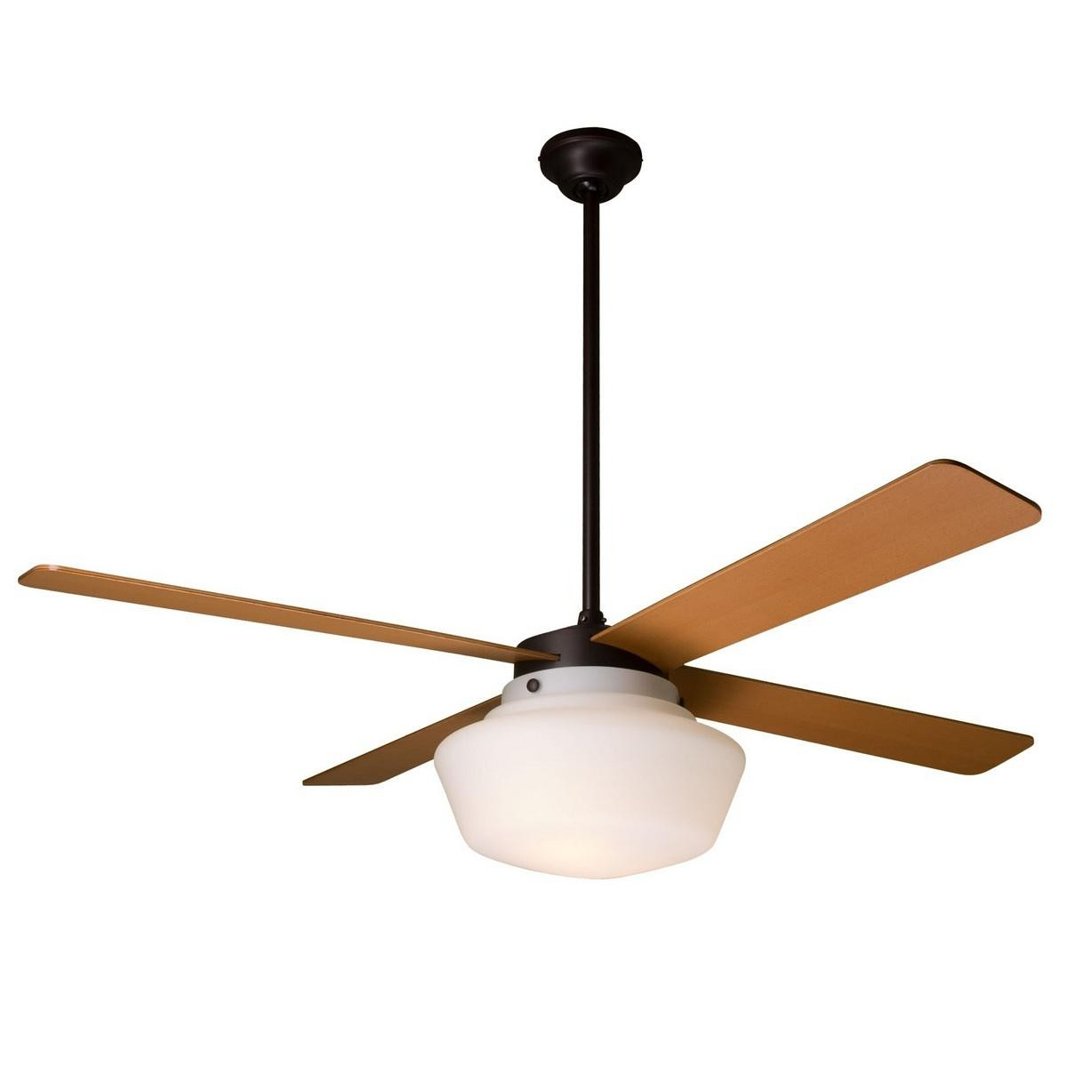 Schoolhouse Ceiling Fan With Light The Modern Fan Company Design in size 1200 X 1200