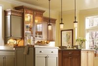 Small Island Under Awesome Kitchen Ceiling Lights With Wooden in measurements 2002 X 2734