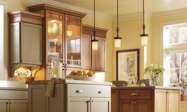 Small Island Under Awesome Kitchen Ceiling Lights With Wooden in measurements 2002 X 2734