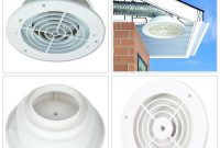 Soffit Exhaust Vent Bathroom Kitchen Fan Damper System Flush Mount within dimensions 1000 X 1000