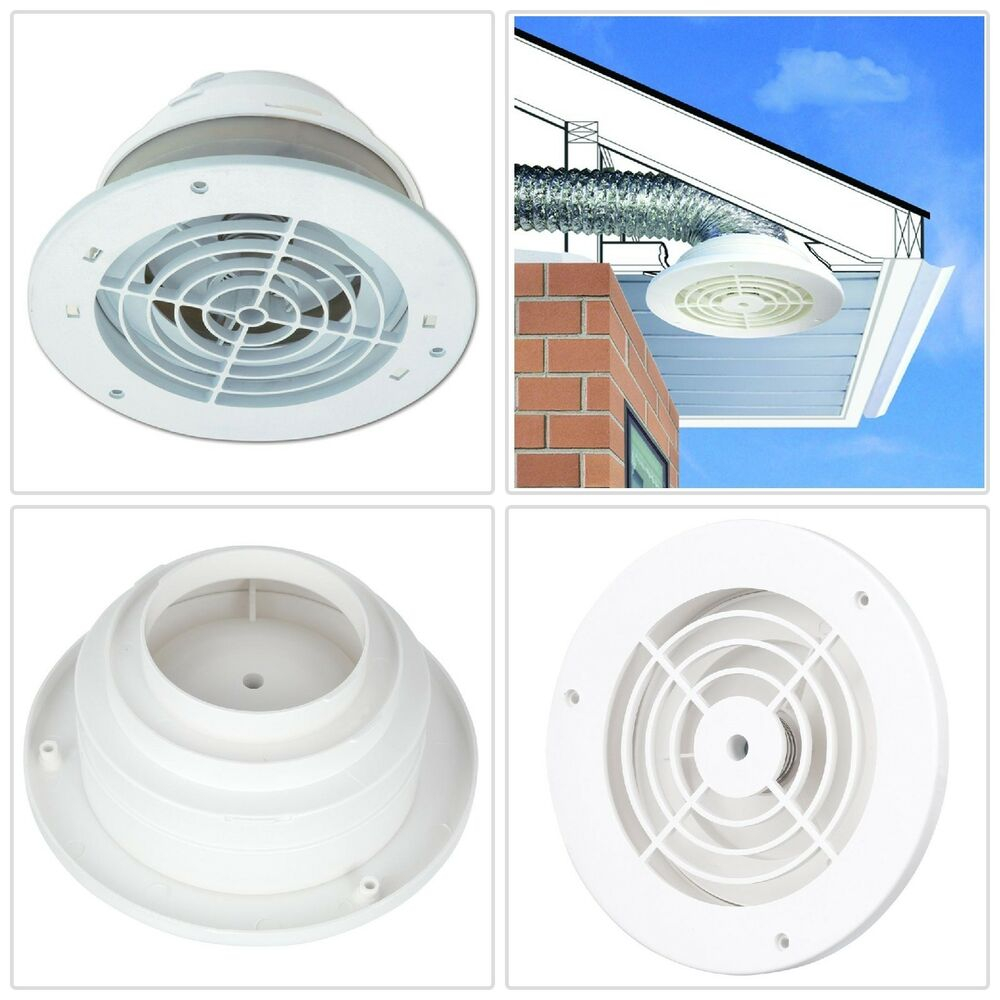 Soffit Exhaust Vent Bathroom Kitchen Fan Damper System Flush Mount within dimensions 1000 X 1000