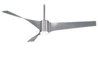 Triple Ceiling Fan With Light Minka Aire F832l Bnsl in proportions 1800 X 1800