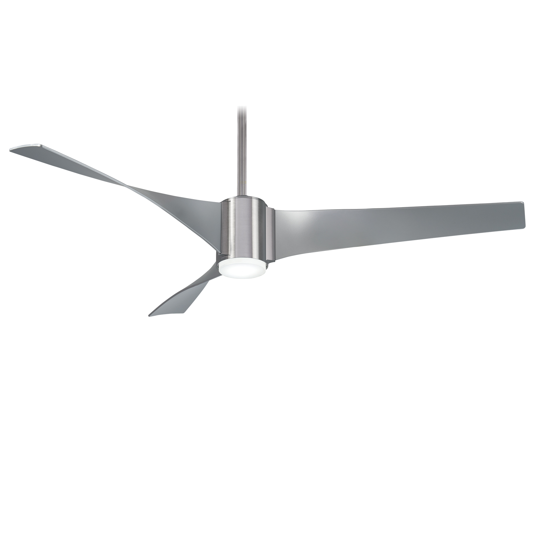 Triple Ceiling Fan With Light Minka Aire F832l Bnsl in proportions 1800 X 1800