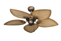 Tropical Ceiling Fans With Palm Leaf Blades Bamboo Rattan And More in proportions 1000 X 1000