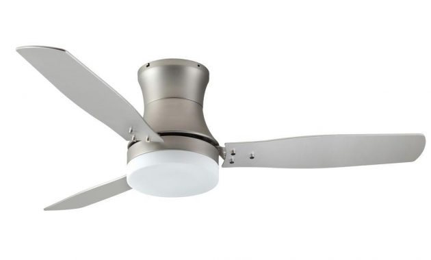 Troposair Modernaire 52 In Satin Steel Ceiling Fan And Light 88454 intended for size 1000 X 1000