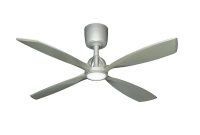 Troposair Ninja 56 In Brushed Nickel Ceiling Fan With Led Light pertaining to proportions 1000 X 1000