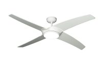 Troposair Starfire 56 In Pure White Ceiling Fan With Led Light in proportions 1000 X 1000