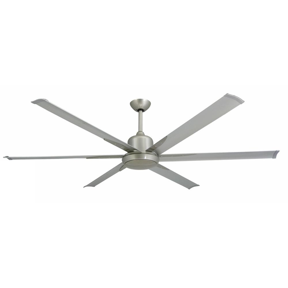 Troposair Titan 72 In Indooroutdoor Brushed Nickel Ceiling Fan And inside proportions 1000 X 1000