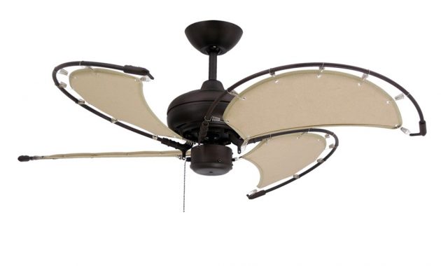 Troposair Voyage Ceiling Fan Nautical Design With 40 Inch Sail for measurements 1000 X 1000