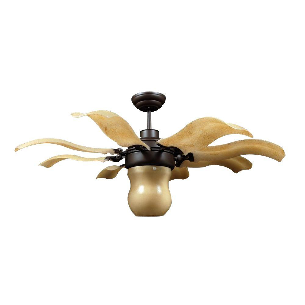 Vento Fiore 42 In Indoor Roman Bronze Retractable Ceiling Fan With in size 1000 X 1000