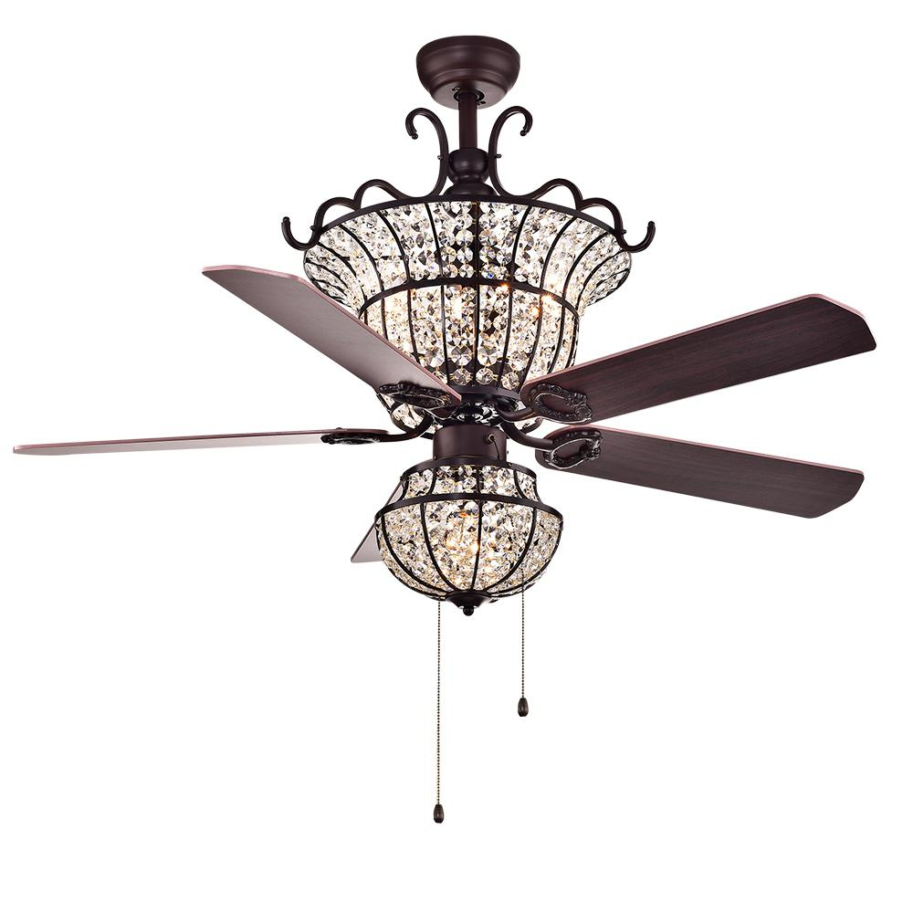 Warehouse Of Tiffany Charla 52 In Indoor Bronze Ceiling Fan intended for measurements 1000 X 1000