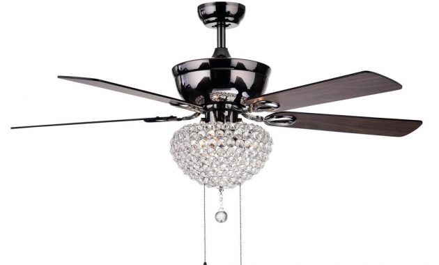 Warehouse Of Tiffany Taliko 52 In Indoor Black Ceiling Fan With with sizing 1000 X 1000