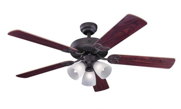 Westinghouse 7207900 Vintage 3 Light 5 Blade Hanging Ceiling Fan intended for sizing 1000 X 1000