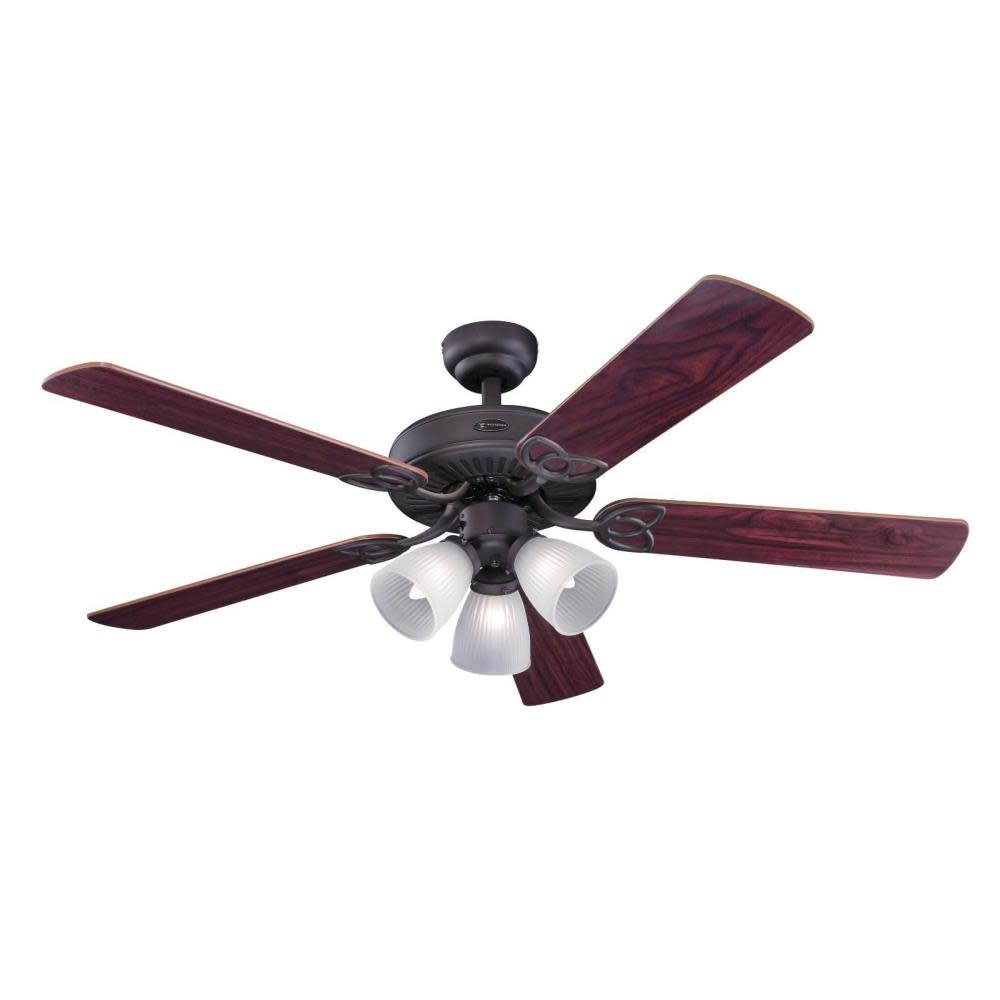 Westinghouse 7207900 Vintage 3 Light 5 Blade Hanging Ceiling Fan intended for sizing 1000 X 1000