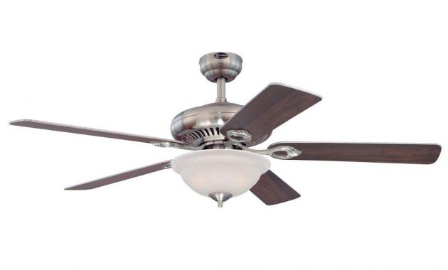 Westinghouse Fairview 52 In Indoor Brushed Nickel Finish Ceiling inside dimensions 1000 X 1000