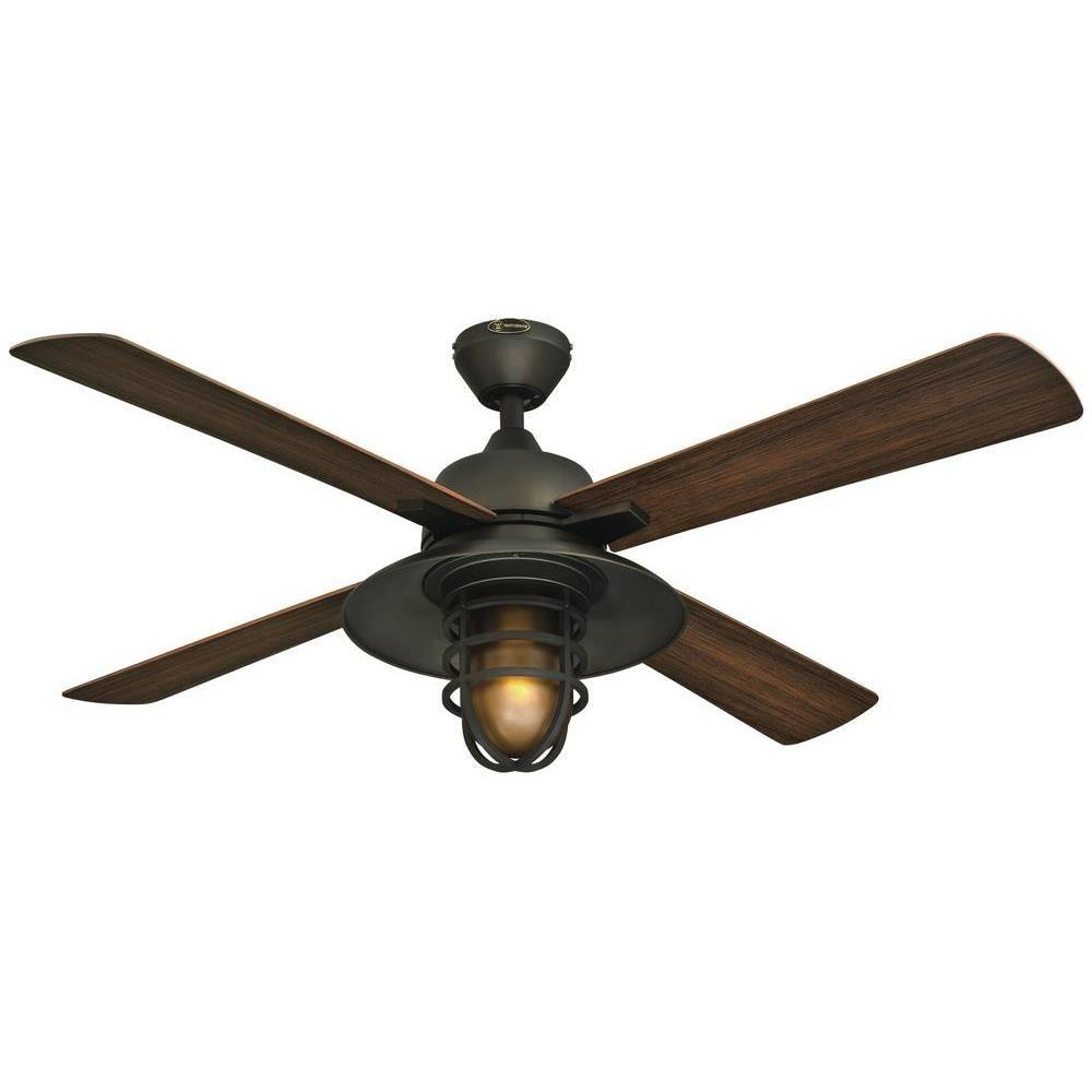 Westinghouse Great Falls 52 In Indooroutdoor Oil Rubbed Bronze intended for proportions 1000 X 1000