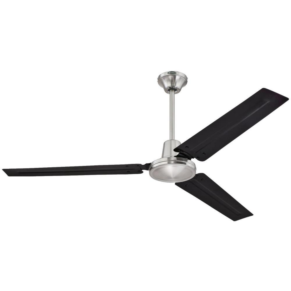 Westinghouse Industrial 56 In Indoor Brushed Nickel Ceiling Fan with regard to dimensions 1000 X 1000