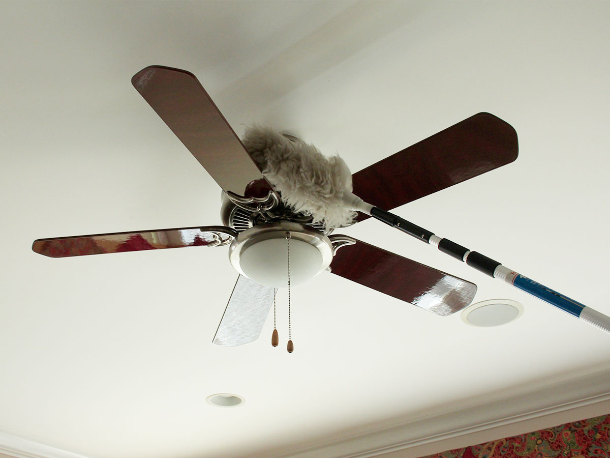 Wipe And Dust Ceiling Fans And Portable Fans Homezada intended for measurements 1200 X 900