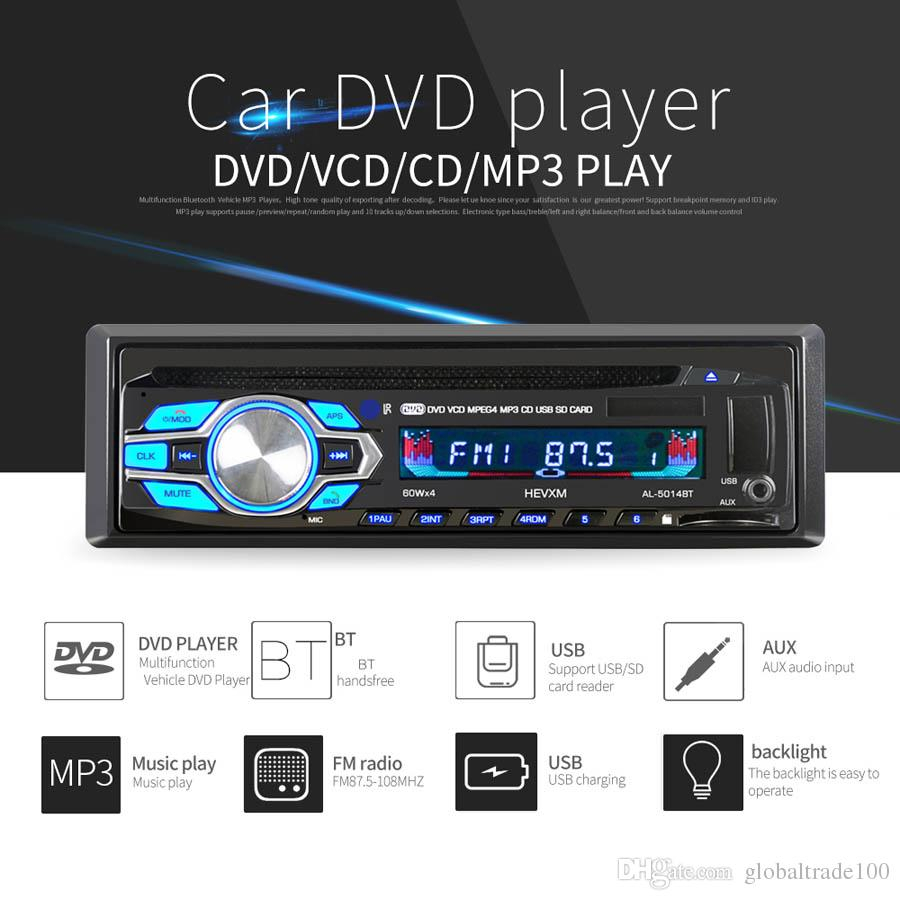 1 Din 12v Car Dvd Cd Player Vehicle Mp3 Stereo Car Handfree for dimensions 900 X 900