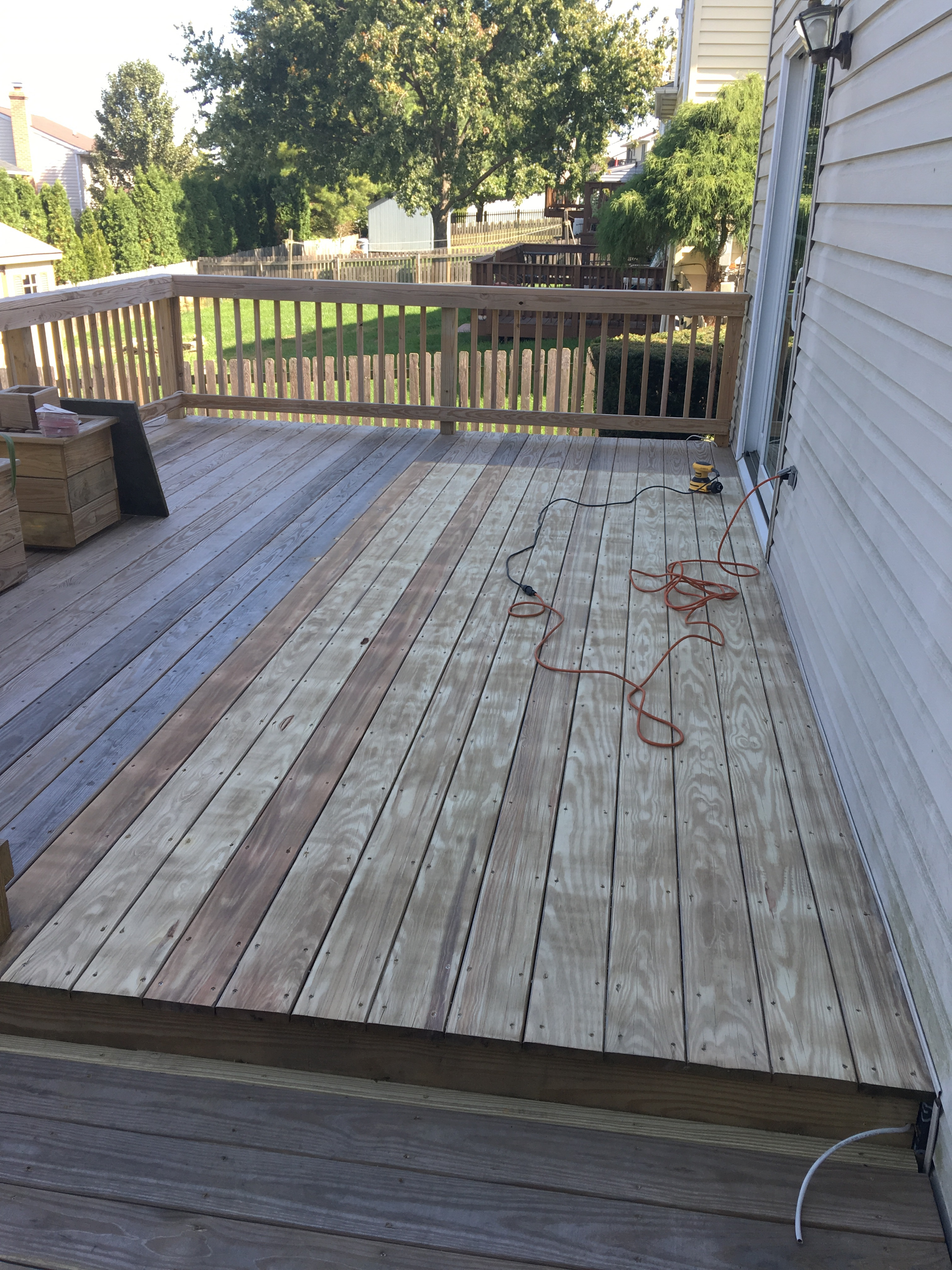 1 Year Old Deck Prep For Stain Deck Cleaning Questions And Answers inside measurements 3024 X 4032