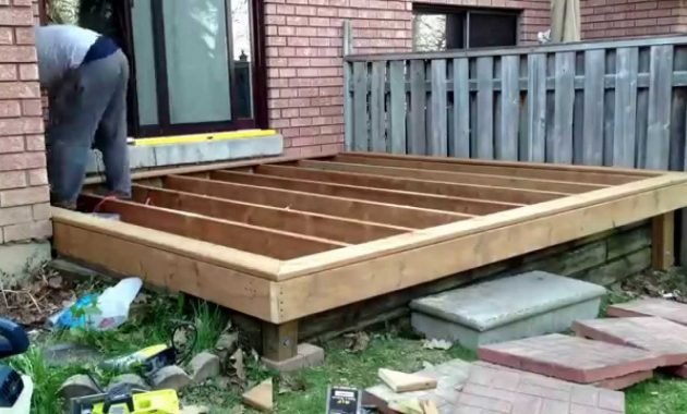 10 10 Diy Deck Build Timelapse Of My Son And I Building A Deck for dimensions 1280 X 720