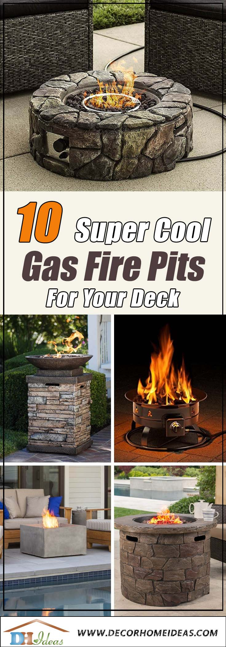 10 Best Gas Fire Pits For Deck intended for sizing 735 X 2100