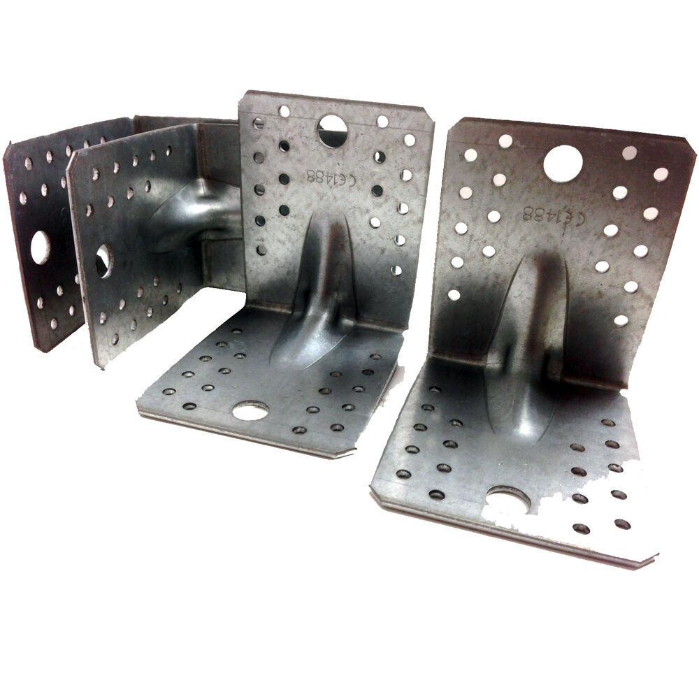 105mm Reinforced Galvanised Angle Bracket Heavy Duty Decking in proportions 1000 X 1000