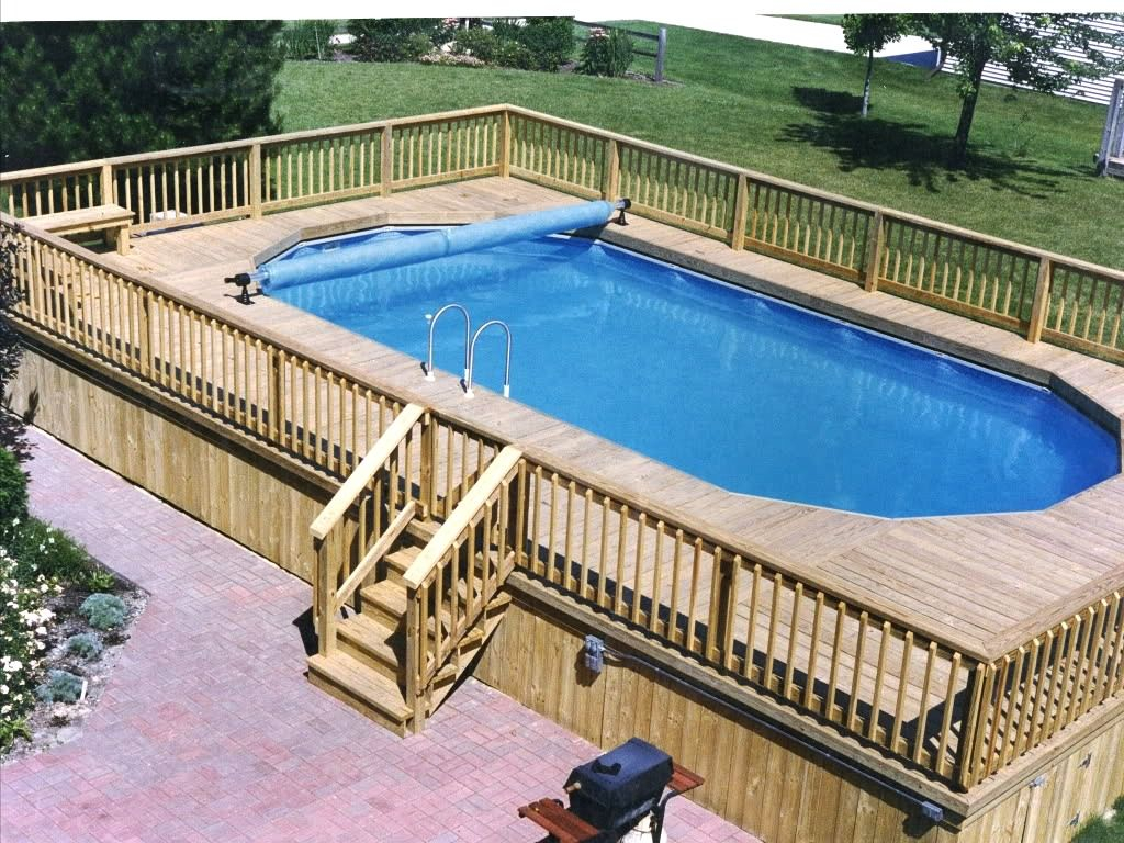 11 Most Popular Above Ground Pools With Decks Awesome Pictures intended for proportions 1024 X 768