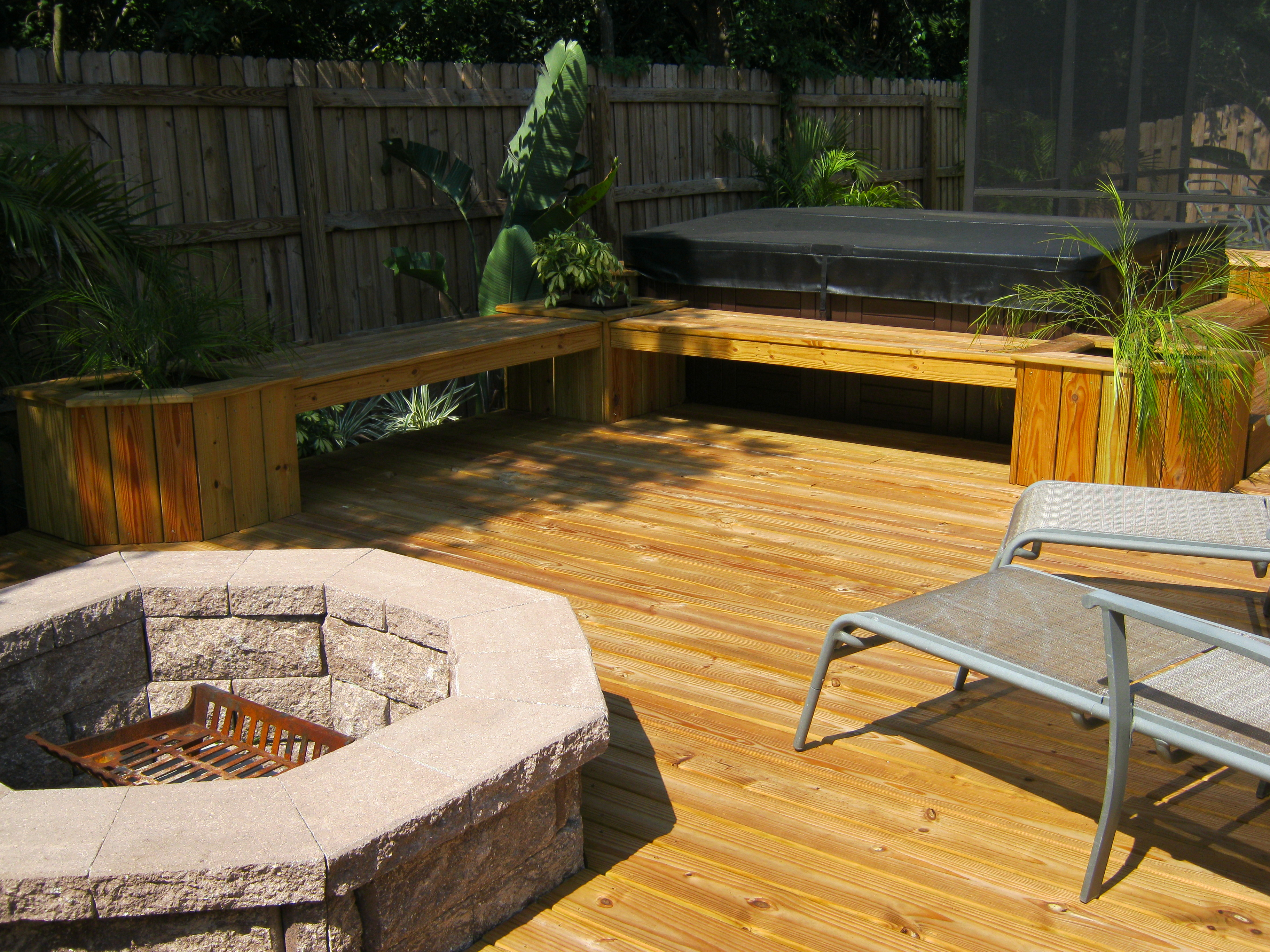 12 Wonderful Deck Fire Pits For Wooden Decks Gallery Deck Home regarding sizing 3648 X 2736