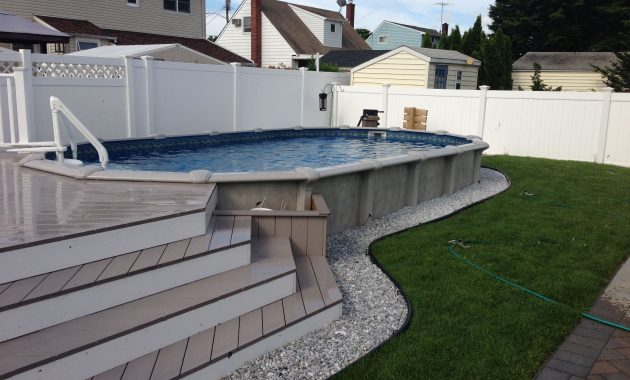 12x24 Pool With Deck Brothers 3 Pools Aboveground Semi Inground inside dimensions 3264 X 2448
