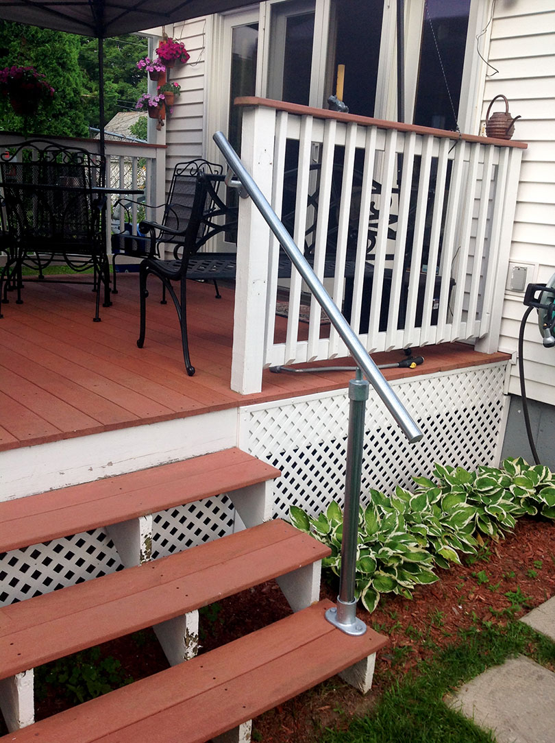 13 Outdoor Stair Railing Ideas That You Can Build Yourself within proportions 810 X 1084